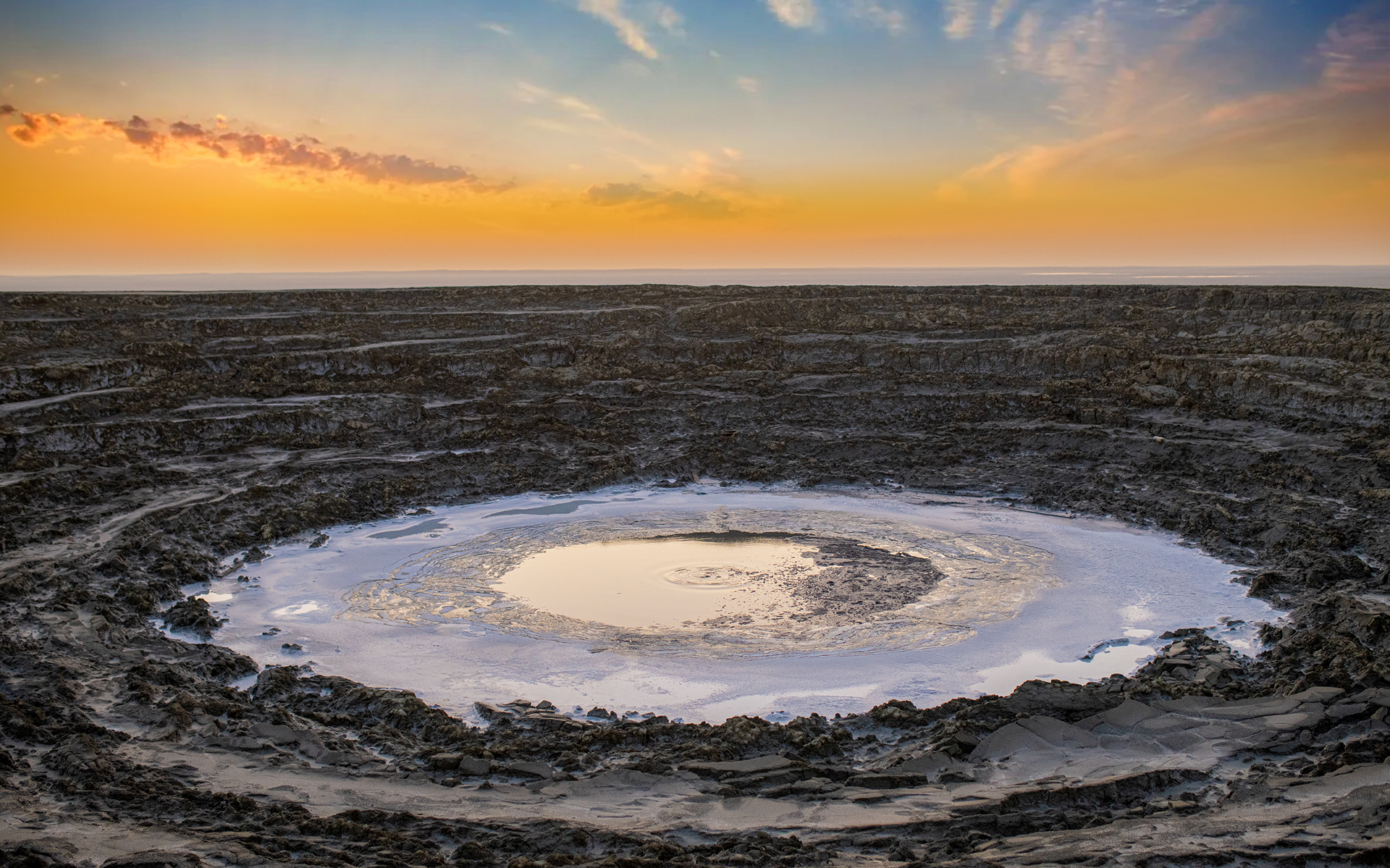 Mollagara Lake, Karakum Desert