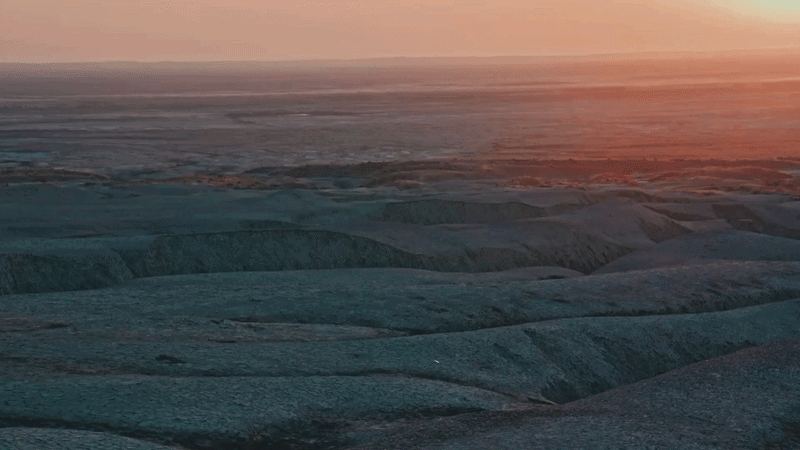 Mollagara landscape at sunset