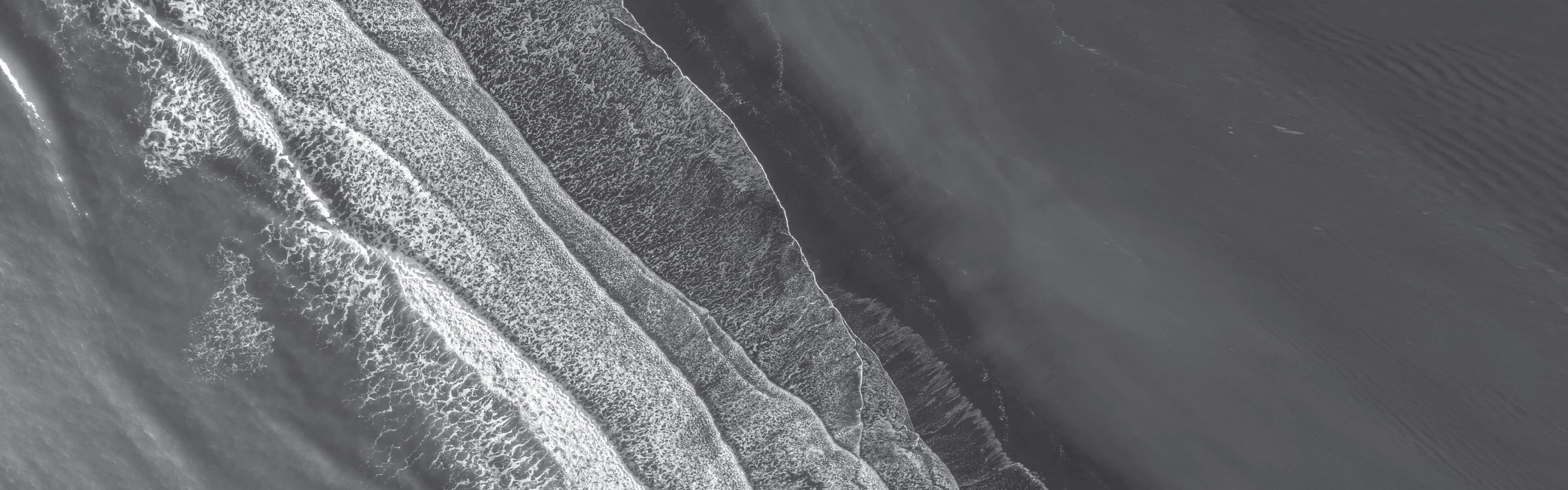 Aerial shoreline at Mollagara