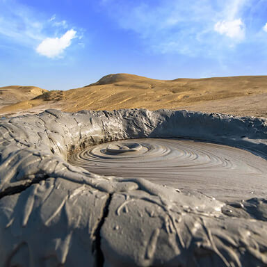 Volcanic mud detail one